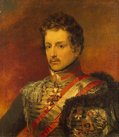 Portrait of Peter Graf von der Pahlen russian Cavalry General., George Dawe